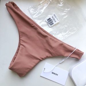 Mikoh Lahaina cheeky bottom in honey XS